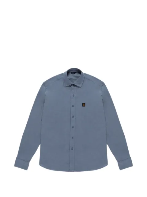 Refrigiwear Cape May logo-patch shirt Blue C10000LI0907