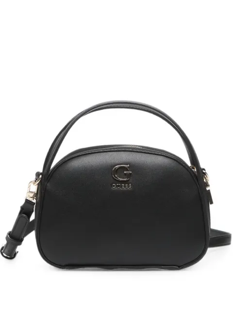 GUESS USA Coleen logo-plaque top-handle tote bag Black HWBG9739130