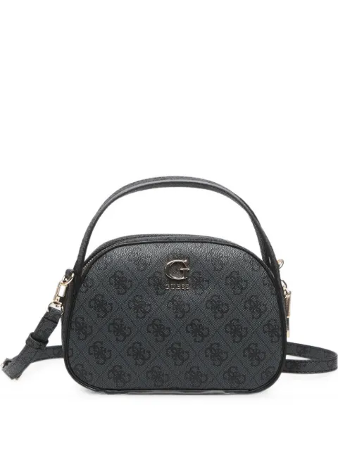 GUESS USA Coleen monogram-print logo-plaque tote bag Grey HWSG9756130