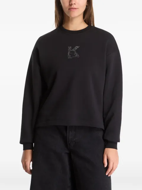 Karl Lagerfeld Jeans logo-print sweatshirt Black B3W20044999