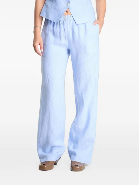 SAMSOE SAMSOE elasticated-waistband trousers Blue F26100109CLR002585