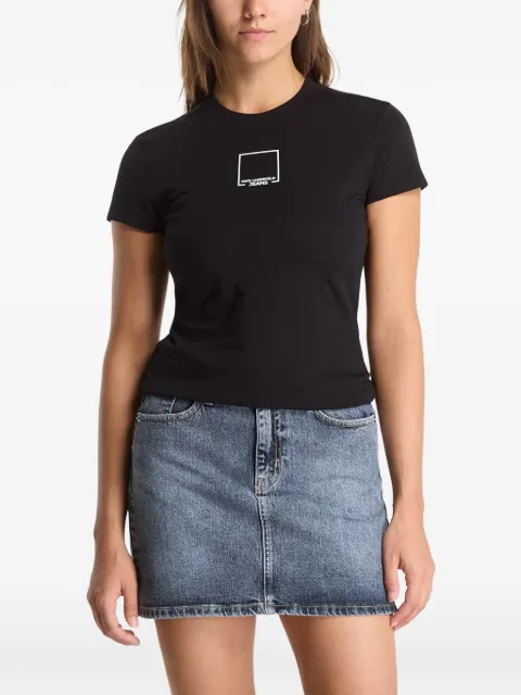 Karl Lagerfeld Jeans logo-print T-shirt Black B3W17017999