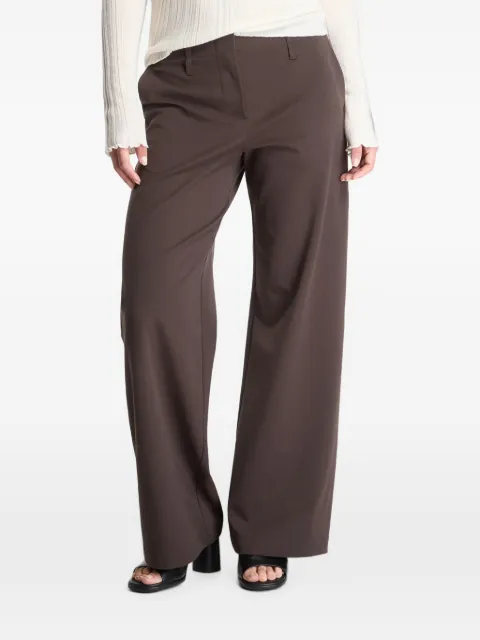 SAMSOE SAMSOE belt-loop wide-leg trousers Brown F26100127190910TCX