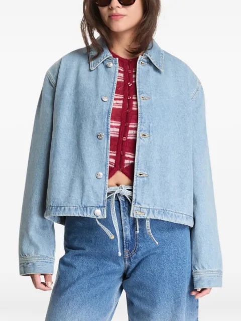 SAMSOE SAMSOE drawstring-hem jacket Blue F26100014CLR002312