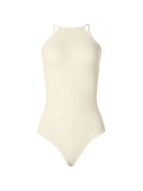 Wolford Daisy Net bodysuit Yellow 79343