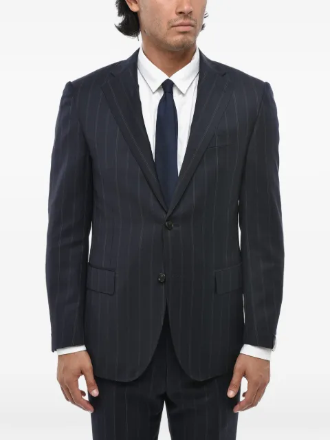 Corneliani Leader pinstripe suit Blue 2872689387335001