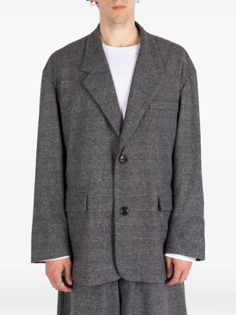 Société Anonyme checked wool blazer Grey BIGMAMASA18U99WLCN45