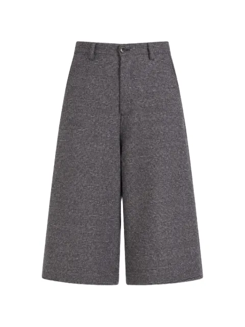 Société Anonyme horizontal-stripe wool shorts Grey BCHELSEASA18U99WLCN45