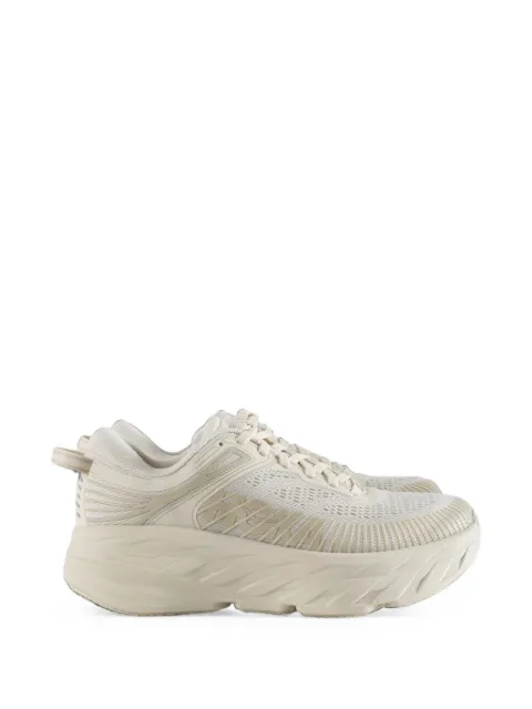 HOKA Bondi 7 panelled low-top sneakers Neutrals 1110519