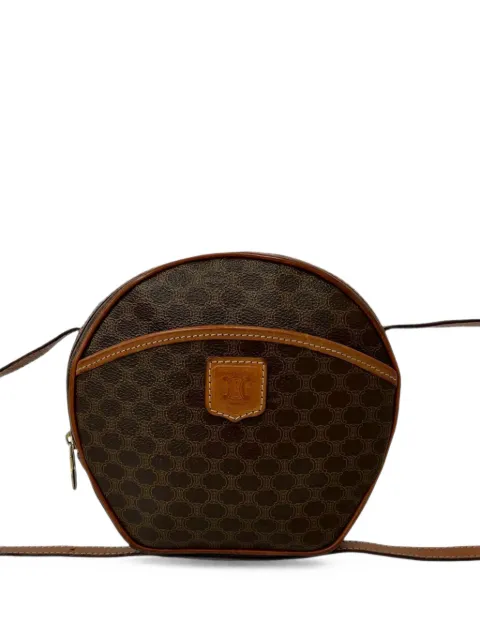 Celine Pre-Owned 2009 Macadam Coated Canvas crossbody bag Brown Z6564440SPR04C61