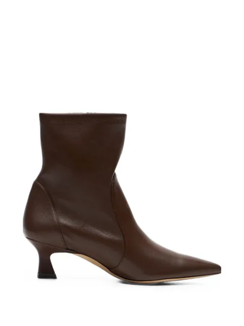 Stuart Weitzman Vinnie sculptural-heel ankle boots Brown SM579SRLA59