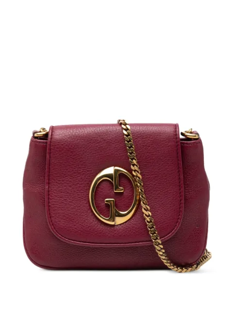 Gucci Pre-Owned 2000-2015 Small Calfskin 1973 Chain crossbody bag Red XC73FCGQFM53QMNC