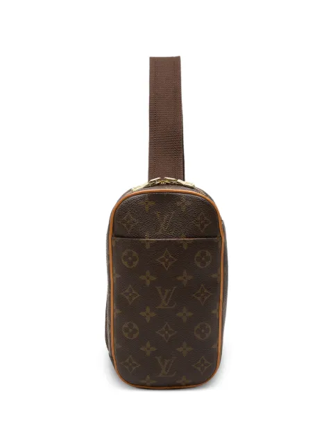 Louis Vuitton Pre-Owned 2001 Monogram Pochette Gange crossbody bag Brown 8CB1N8Q6CQV3ERYS
