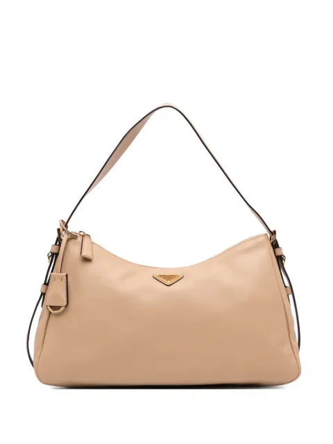 Prada Pre-Owned 2013-2026 Large Leather Aimee shoulder bag Neutrals 3VBAWZSOI447XK0D