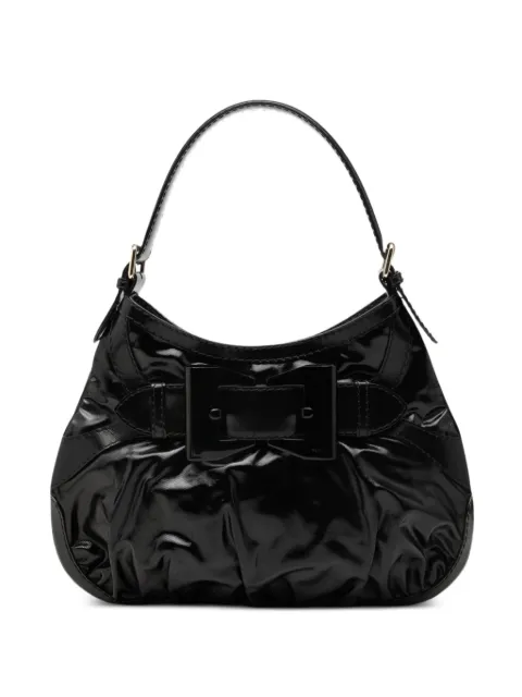 Gucci Pre-Owned 2000-2015 Medium Coated Canvas Dialux Queen hobo bag Black 7482028YM09HP62J