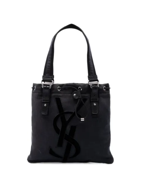 Saint Laurent Pre-Owned 2004 Small Denim Monogram Kahala tote bag Black ZML6S840T3S9DC9M