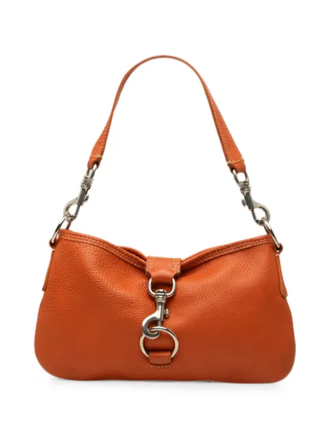 Miu Miu Pre-Owned 1993-2000 Grained Leather shoulder bag Orange 4A6KLTIO7R08XII1