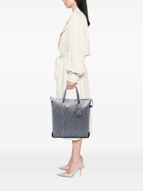 Fendi Pre-Owned 2010-2026 Zucca Spalmati tote bag Grey 1SH0G5PVRE94N7XE