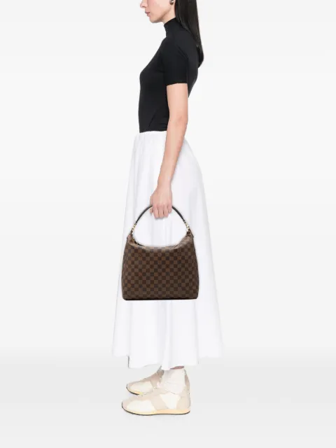 Louis Vuitton Pre-Owned 2012 Damier Ebene Portobello PM shoulder bag Brown 3GOAGYU10SA5YOXL