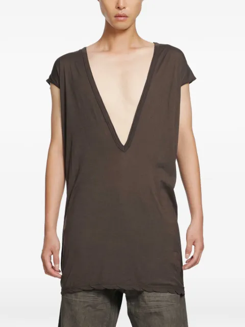 Rick Owens DRKSHDW Dylan cap-sleeve T-shirt Brown DU02F6157BH