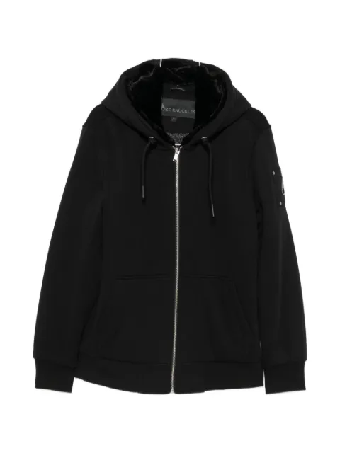 Moose Knuckles Classic Bunny hoodie Black M32MS600
