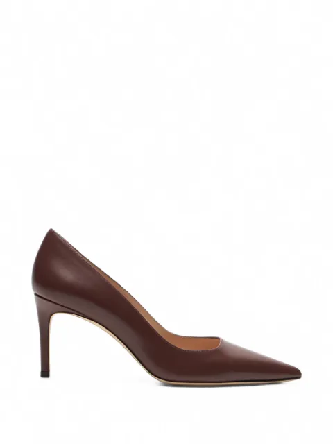 Stuart Weitzman Stuart Power pointed-toe pumps Brown SK328SMONYW