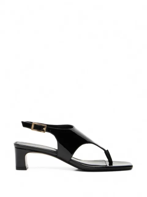 Stuart Weitzman Baby Babette slingback sandals Black SO066PATBLK