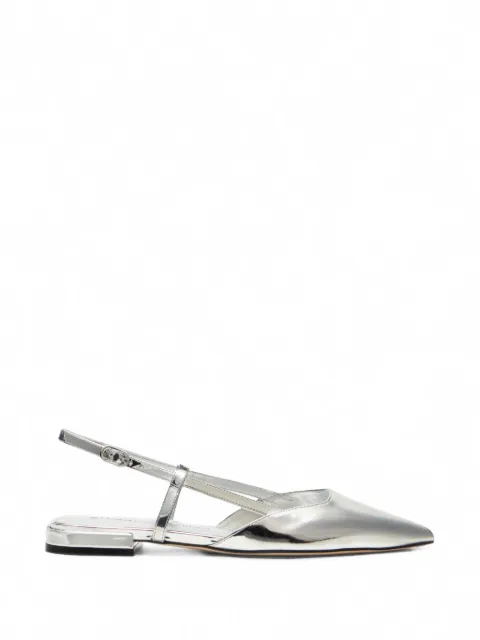Stuart Weitzman Vinnie slingback pumps Silver SO152LSPSLV