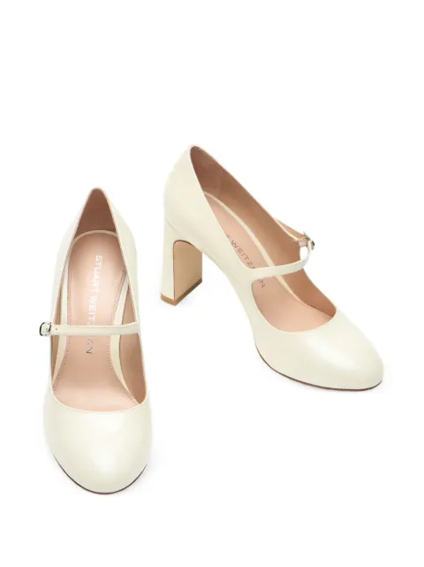 Stuart Weitzman Babette Mary Jane pumps Neutrals SO408PRZLIN