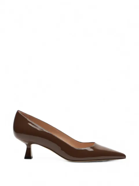 Stuart Weitzman Stuart Sculpt pointed-toe pumps Brown SO393PATA59