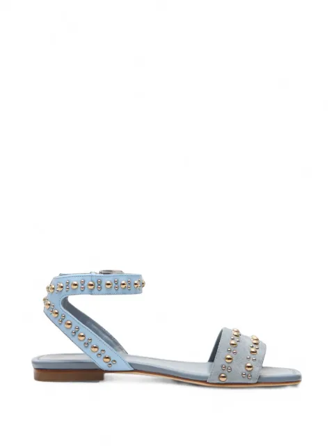Stuart Weitzman Perry stud-embellished sandals Blue SO239FBLZ4I