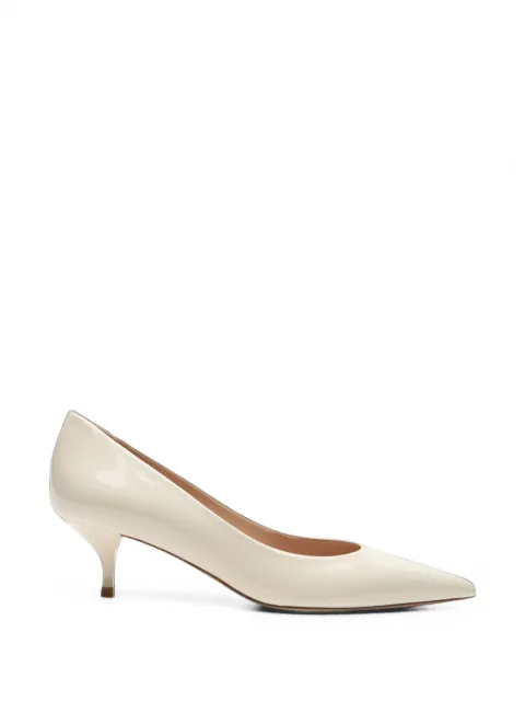 Stuart Weitzman Stuart Power pointed-toe pumps Neutrals SJ944PATCRM