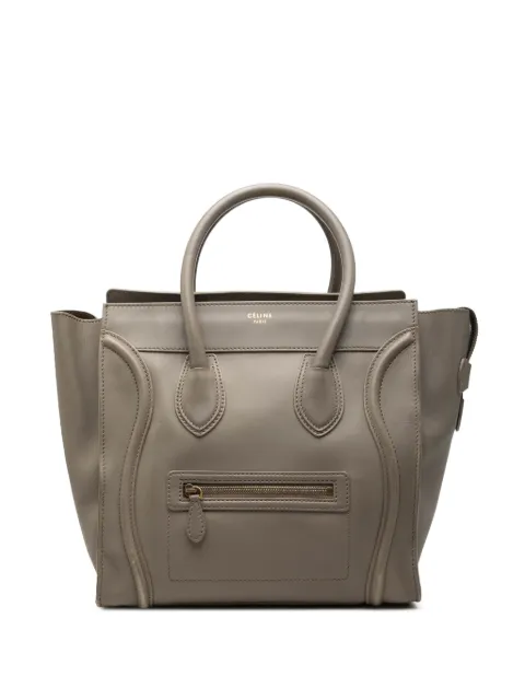 Celine Pre-Owned 2011 Mini Smooth Calfskin Luggage tote bag Grey TDVSIB5XKOOP6TND