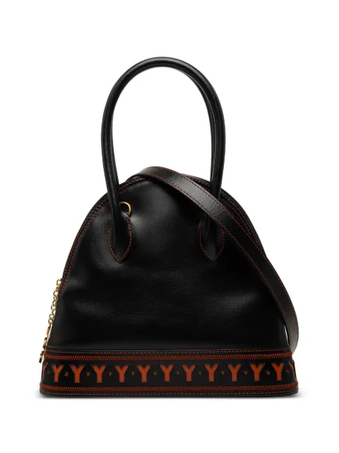 Saint Laurent Pre-Owned 20th Century Leather Y Cutout satchel Black R4G13I5DGSWDRE0D
