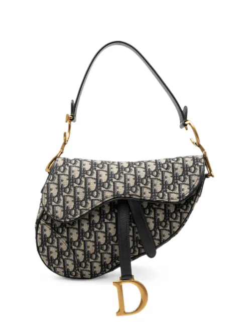 Christian Dior Pre-Owned 2020 Oblique Canvas Saddle Bag shoulder bag Blue PBGTC3J36FHZ8NNU