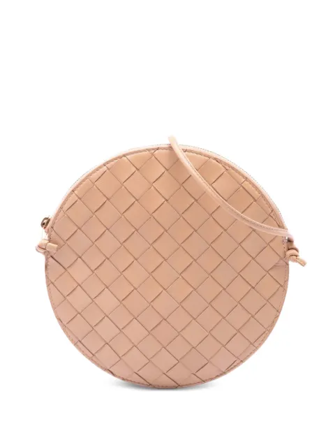 Bottega Veneta Pre-Owned 2012-2026 Nappa Intrecciato Round crossbody bag Neutrals I3U2NXPVZQ33D14C