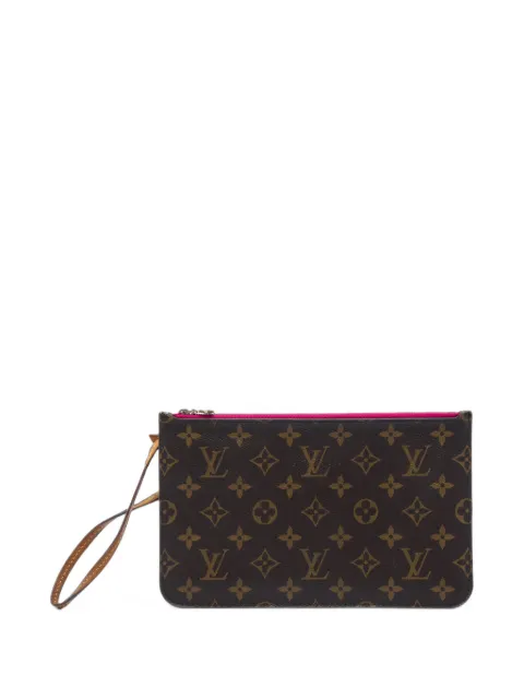 Louis Vuitton Pre-Owned 2015 Monogram Neverfull MM pouch Brown FSW8KSGGPAMTNNKR