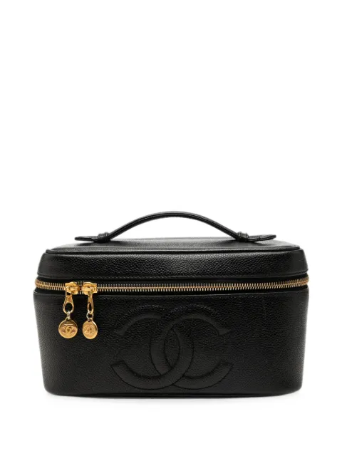 CHANEL Pre-Owned 1997-1999 CC Caviar vanity bag Black MG1PIAYTS30PDP1I