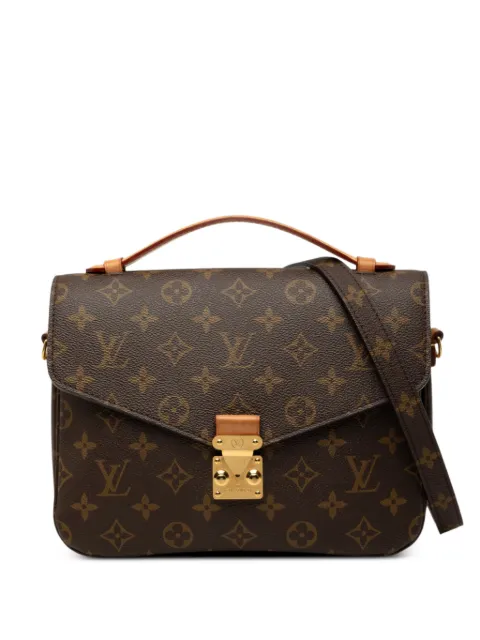 Louis Vuitton Pre-Owned 2020 Monogram Pochette Metis satchel Brown M7JC6UZYLRDBA6DO