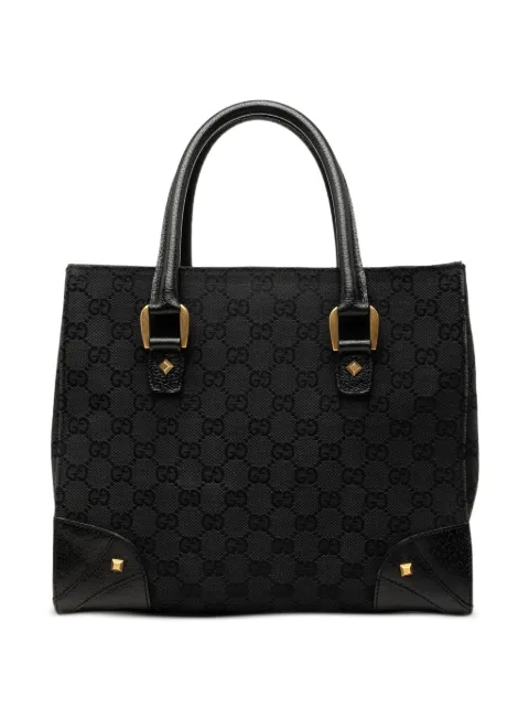 Gucci Pre-Owned 2000-2015 GG Canvas Nailhead handbag Black M50FFN5CMTKJ31I4