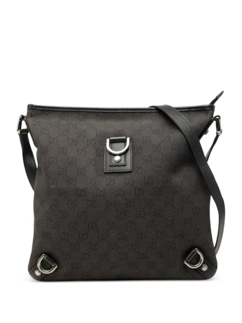 Gucci Pre-Owned 2000-2015 GG Denim Abbey D Ring crossbody bag Brown M3BP369990OVX5VQ