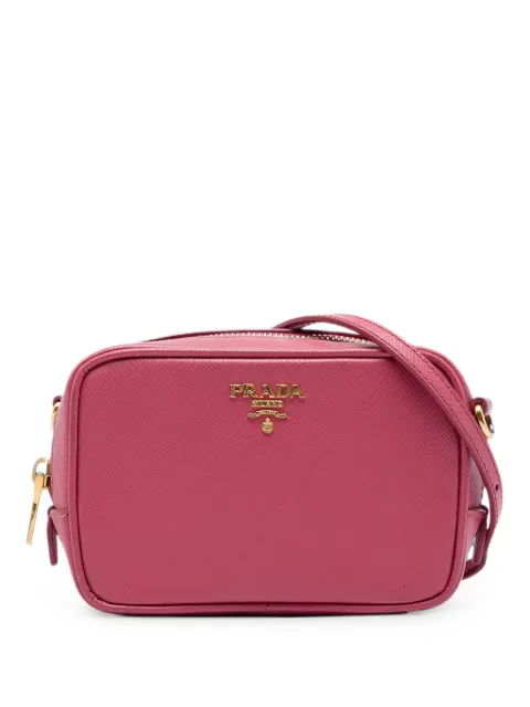 Prada Pre-Owned 2013-2026 Mini Saffiano Lux Camera Bag crossbody bag Pink F0XNSKT6O7MAREZN