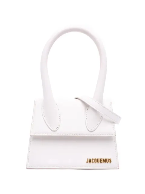 Jacquemus Pre-Owned 2010-2026 Leather Le Chiquito Moyen satchel White EWQ8GSNIUSY9Y8HI