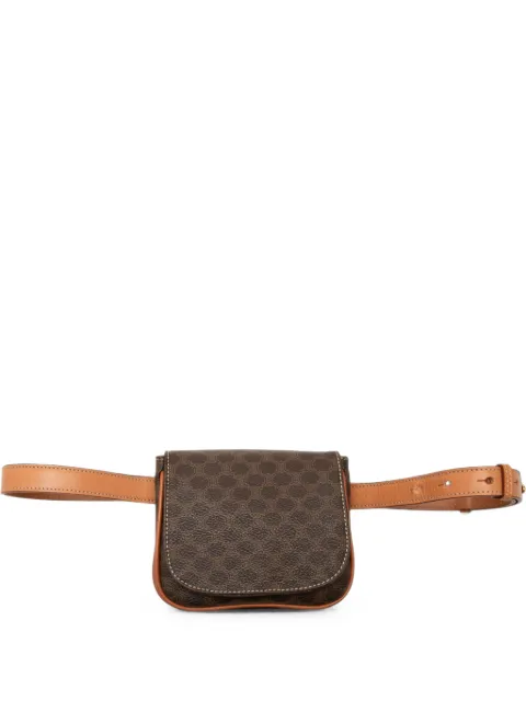 Celine Pre-Owned 1999 Macadam Coated Canvas belt bag Brown LYRS2WXXPUQUUHQU