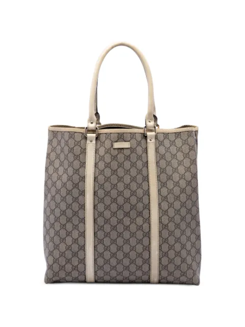 Gucci Pre-Owned 2016-2026 GG Supreme Joy Vertical tote bag Grey D9CHCJQXLPCT9UM2
