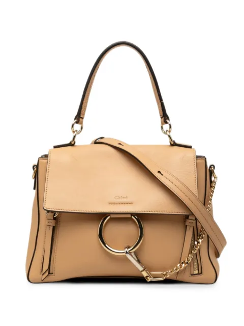 Chloé Pre-Owned 2010-2026 Small Leather Faye Day satchel Brown JK1NCW5VDZZFMF12
