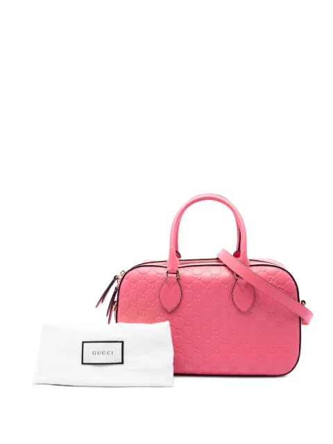 Gucci Pre-Owned 2021-2026 Guccissima satchel Pink BGT2DXUTCZE238XU