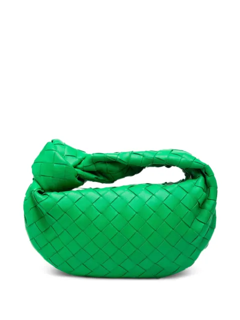 Bottega Veneta Pre-Owned 2012-2026 Mini Nappa Intrecciato Jodie hobo bag Green CU4OG786W51NV3EC