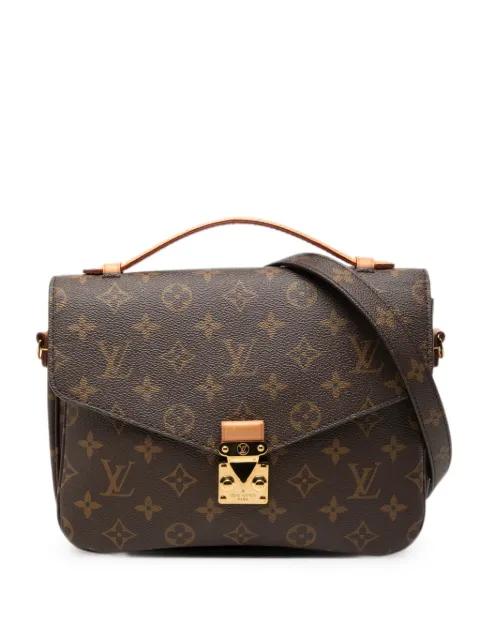 Louis Vuitton Pre-Owned 2021 Monogram Pochette Metis satchel Brown 8NKUU9CWE6ZF893Z