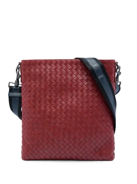 Bottega Veneta Pre-Owned 2012-2026 Nappa Intrecciato VN crossbody bag Red 3I5C9C2KLAV8W0TR